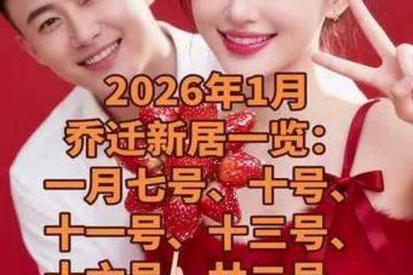 2026年1月适合搬家入宅的日子