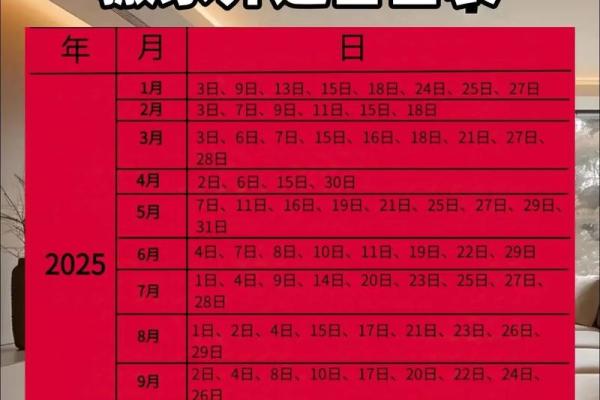 六月搬家吉日一览表