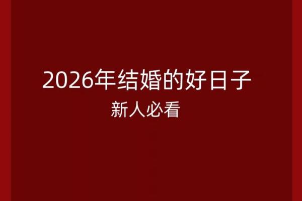 秘籍：适合领证的日子2026年有哪些 2026年结婚登记好日子